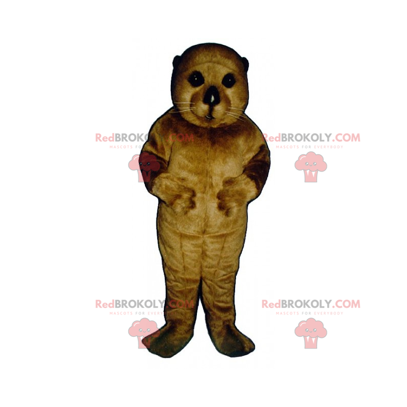 Mascotte della piccola lontra - Redbrokoly.com