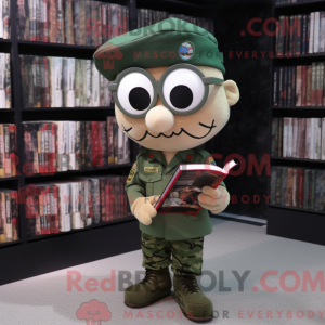 Brown Green Beret mascot...