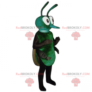 Kleine vlieg mascotte met grote ogen - Redbrokoly.com