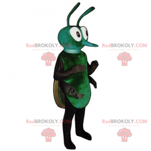 Mascotte de petite mouche aux grands yeux - Redbrokoly.com