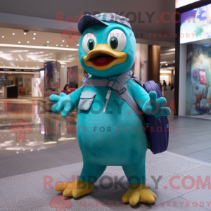 Disfraz de mascota Teal...