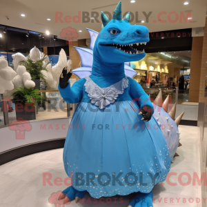 Himmelblå Stegosaurus...