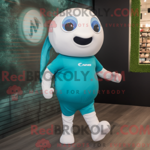 Disfraz de mascota Teal...