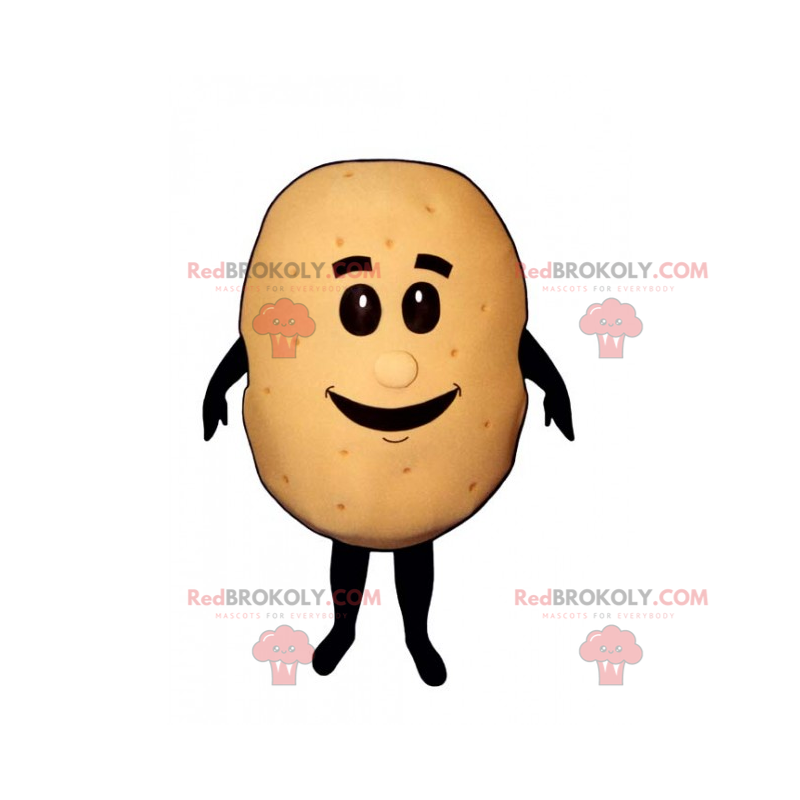 Pequeno mascote de batata com cara - Redbrokoly.com Pequeno mascote de batata com cara - Redbrokoly.com