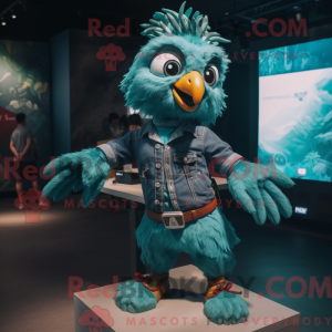 Teal Harpy Maskottchen...