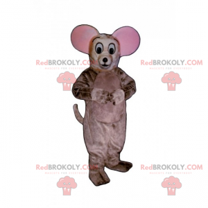 Kleines Mausmaskottchen mit großen Ohren - Redbrokoly.com