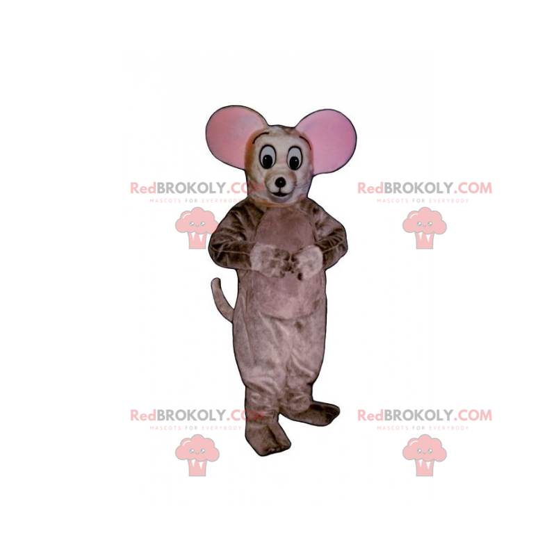 Kleines Mausmaskottchen mit großen Ohren - Redbrokoly.com