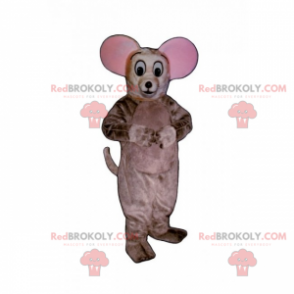 Kleines Mausmaskottchen mit großen Ohren - Redbrokoly.com