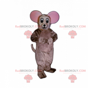 Mascotte topolino con grandi orecchie - Redbrokoly.com