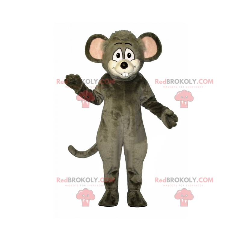 Little mouse mascot with big ears - Redbrokoly.com