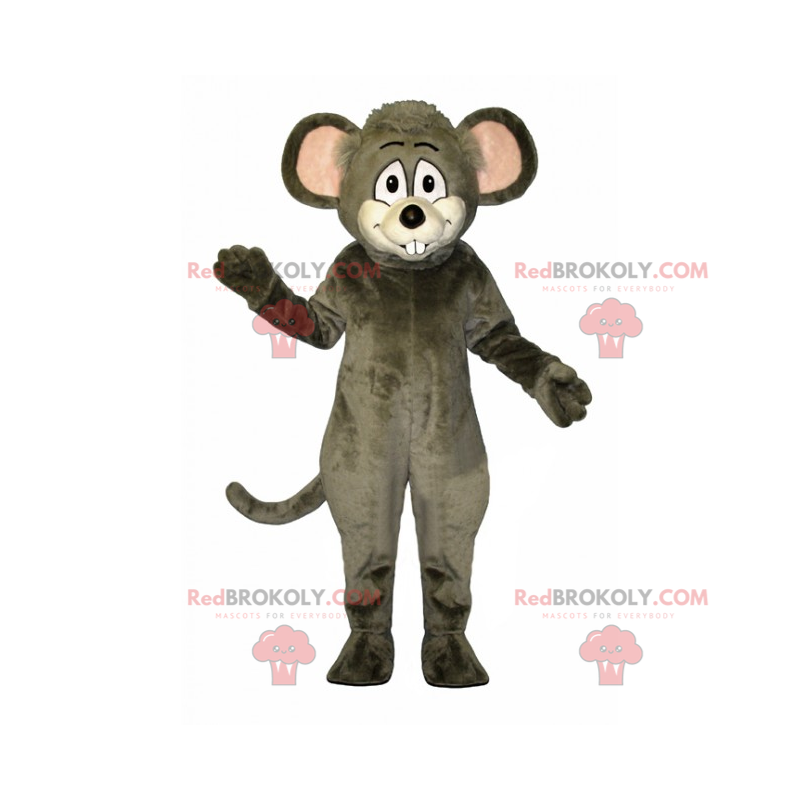 Mascotte de petite souris avec grandes oreilles - Redbrokoly.com