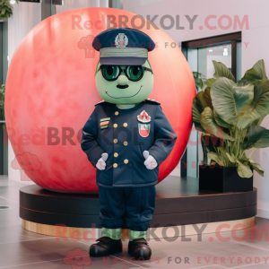Navy Watermelon mascot...