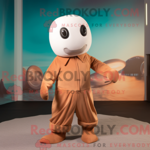 Brun Beluga Whale maskot...