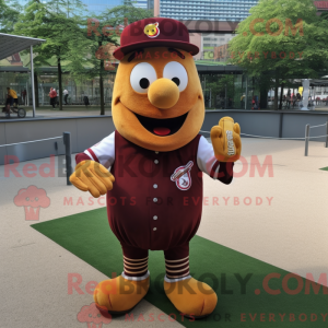 Brown Currywurst mascot...