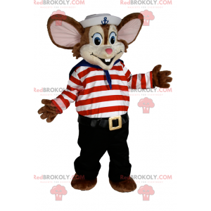 Ratinho mascote em traje de marinheiro - Redbrokoly.com