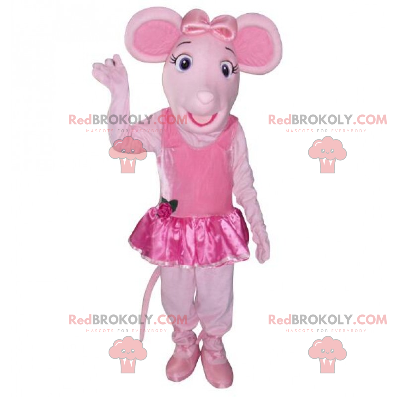 Kleines Mausmaskottchen in einem Tutu - Redbrokoly.com