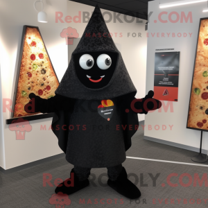 Black Pizza Slice...