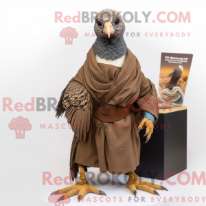 Brown Guinea Fowl mascot...