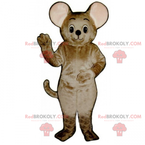 Mascotte del topo marrone - Redbrokoly.com