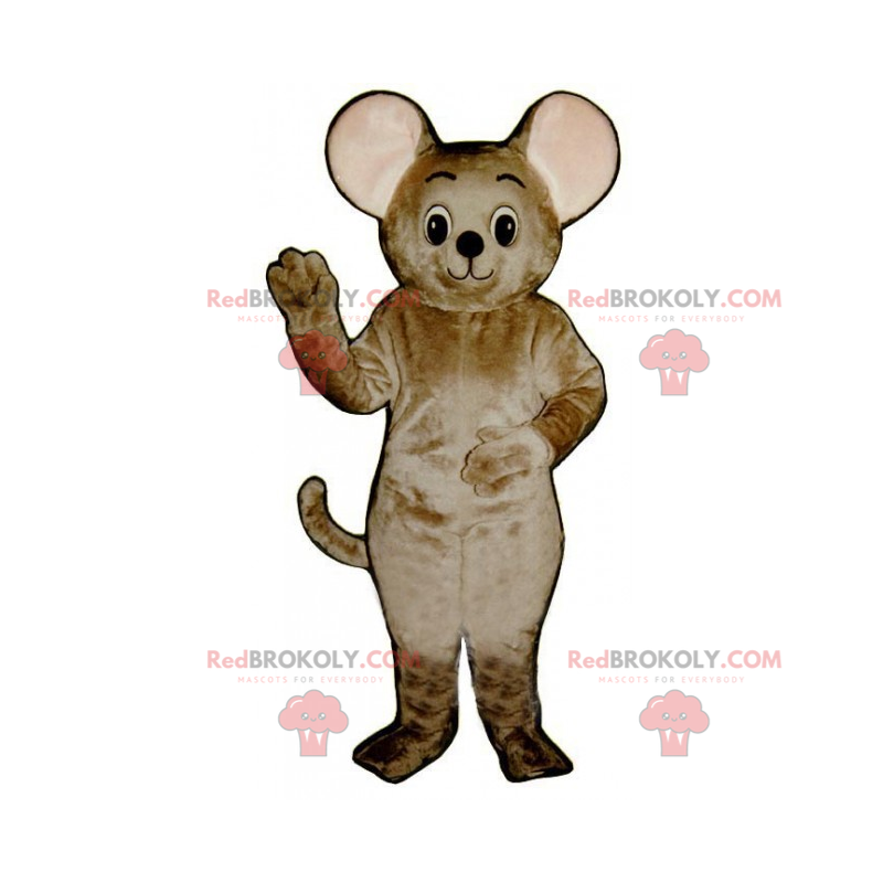 Liten brun musemaskot - Redbrokoly.com