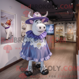 Lavendel ku maskot kostyme...