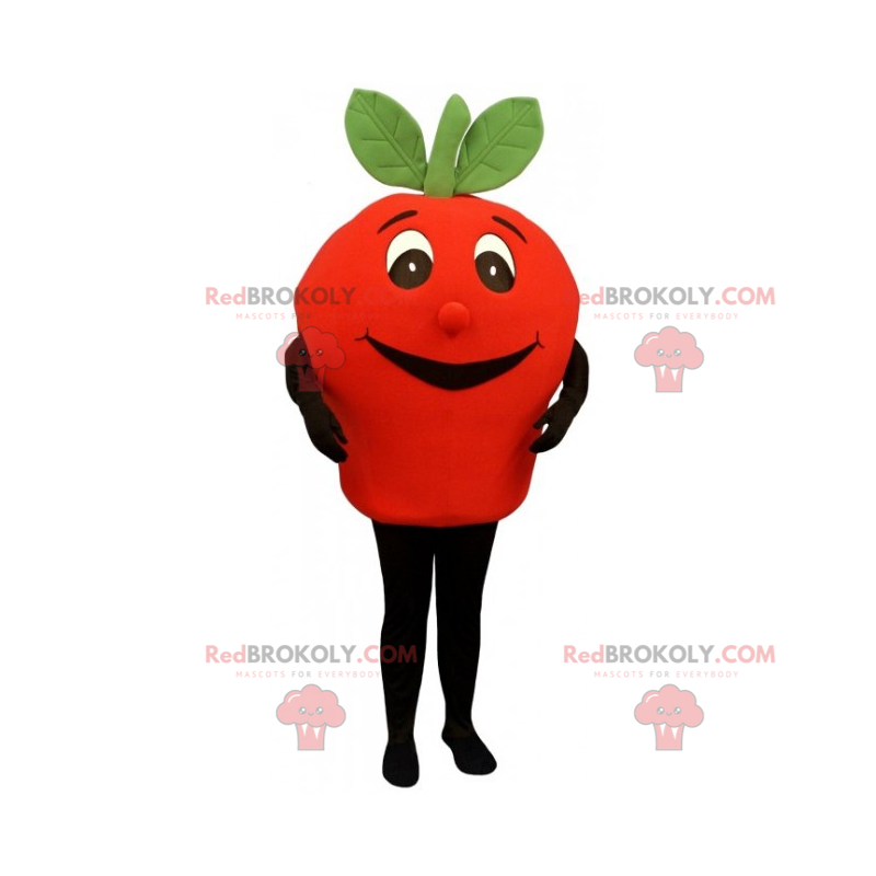 Lille smilende tomatmaskot - Redbrokoly.com Lille smilende tomatmaskot - Redbrokoly.com