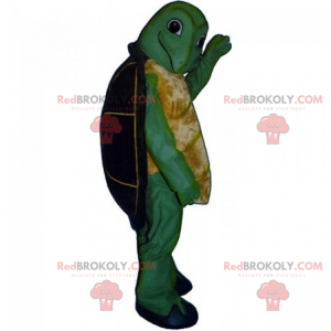 Kleines lächelndes Schildkrötenmaskottchen - Redbrokoly.com