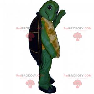 Mascotte de petite tortue souriante - Redbrokoly.com