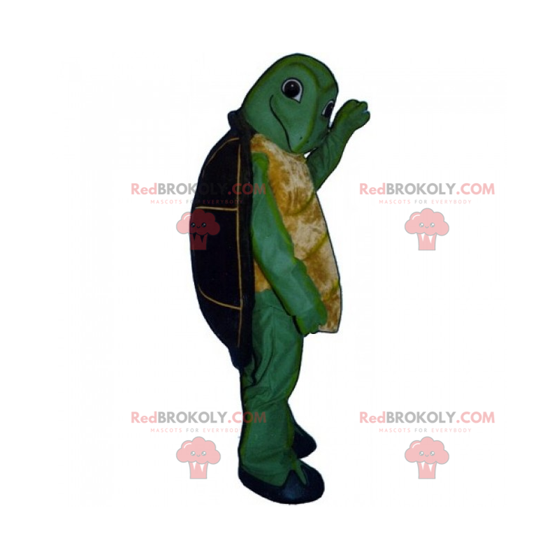 Kleine lachende schildpadmascotte - Redbrokoly.com