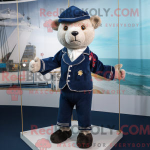 Maskottchenkostüm Navy...