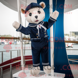 Maskottchenkostüm Navy...