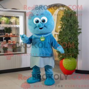 Cyan Falafel Maskottchen...