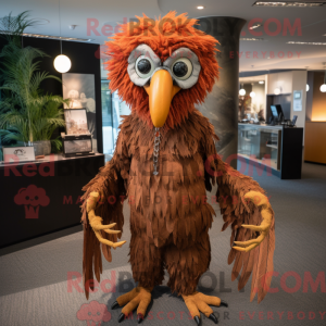Rust Harpy maskot kostyme...
