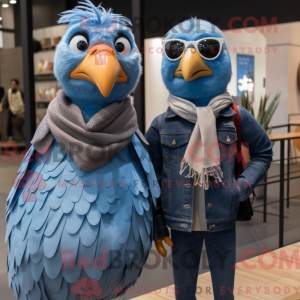 Himmelblå Guiné Fowl...