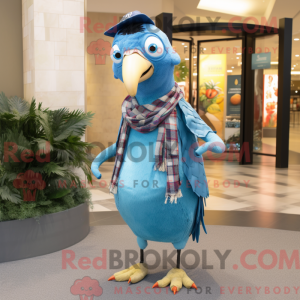 Sky Blue Guinea Fowl mascot...