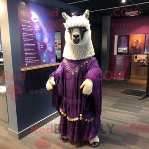 Disfraz de mascota Llama...