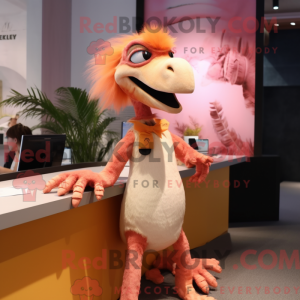 Costume mascotte de Peach...