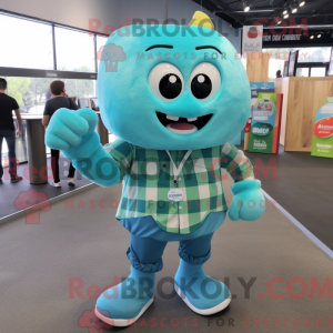 Cyan Candy Maskottchen...
