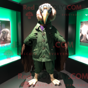 Forest Green Vulture mascot...