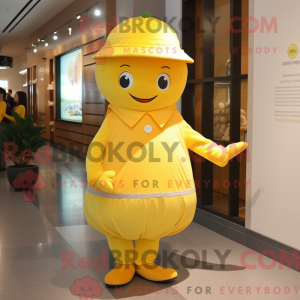 Citrongul Abrikos maskot...