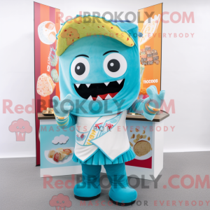 Postava maskota Sky Blue...