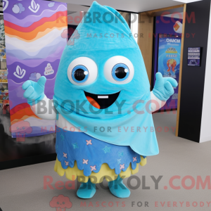 Postava maskota Sky Blue...