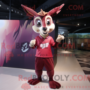 Maroon Gazelle maskot...
