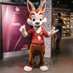 Maroon Gazelle maskot...