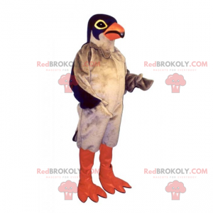 Maskot tříbarevný holub - Redbrokoly.com
