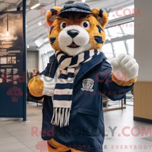 Navy Tiger mascot costume...