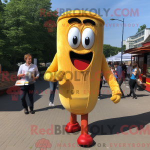 Gull Currywurst maskot...
