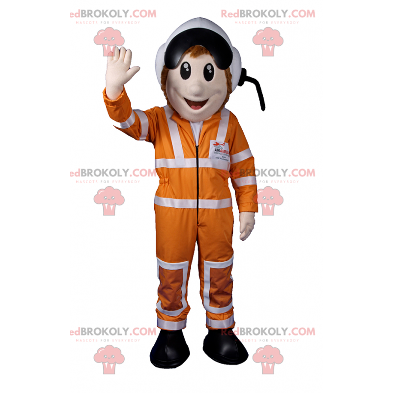 Car driver mascot - Redbrokoly.com