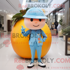 Sky Blue Grapefruit mascot...