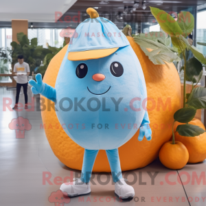 Postava maskota Sky Blue...